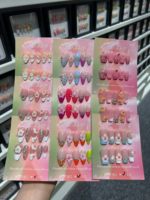 Uñas Acrílicas de Lujo Hechas a Mano, Uñas Postizas de Alta Calidad, Elegantes y Modernas para los Dedos