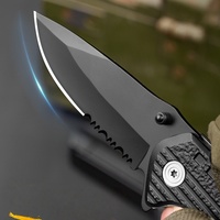 Couteau de poche pliable personnalisable en acier inoxydable, tactique, pour le camping et l'autodéfense, avec manche en aluminium, qualité DIY, OEM disponible