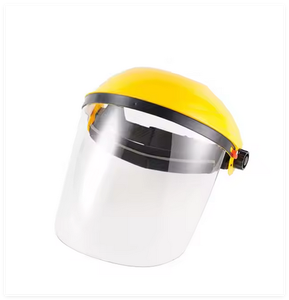 Mascherina di sicurezza gialla <span class=keywords><strong>scudo</strong></span> maschera di protezione resistente agli urti completo per la macinazione <span class=keywords><strong>e</strong></span> il taglio con copricapo a cricchetto - Product Image 2