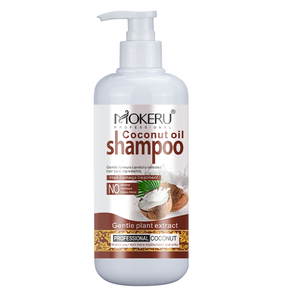 Champú Reparador con Aceite de Coco MOKERU, Hidratación Profunda para Cabello <span class=keywords><strong>Seco</strong></span> y Dañado, Control del Frizz, Natural, Marca Privada al por Mayor 500ml - Product Image 1