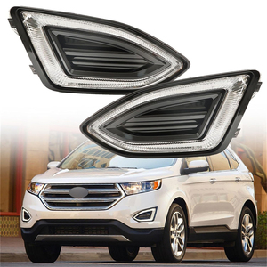 Feux antibrouillard <span class=keywords><strong>LED</strong></span>, feux de stationnement, feux de jour DRL compatibles avec Ford <span class=keywords><strong>Edge</strong></span> 2015 2016 2017 2018, feux de jour <span class=keywords><strong>LED</strong></span>, feux antibrouillard de conduite, feux de jour - Product Image 1