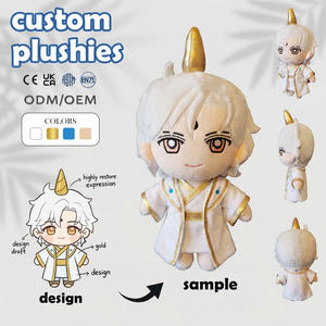 Juguetes de Peluche Personalizados al por Mayor, con Forro de Malla, Conejo, <span class=keywords><strong>Perro</strong></span>, Cordero, para Cumpleaños - Product Image 3