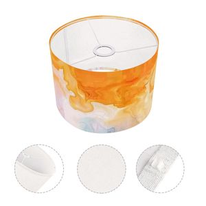 Pantalla de lámpara de pie de PVC de lino de arco moderno personalizada con anillo hecho a mano bajo demanda iluminación minimalista para decoración del hogar MOQ 1 para uso en interiores - Product Image 4