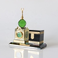 Tour d'horloge de la mosquée en cristal, modèle Kaaba, pour Souvenirs artisanaux musulmans, décoration islamique, ramadan, nouvelle collection