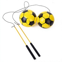 Vente directe usine : Balles d'exercice gonflables en plastique pour la coordination dans la danse carrée, jouets élastiques de lancer-récupération pour personnes d'âge moyen et âgées