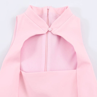 PB&ZA Femme 2026 Nouvelle Robe Mini Chic Tendance Été Unie Élégante Sans Manches Robe Femme Vestidos Robe Mujer