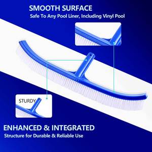 Outils de nettoyage de <span class=keywords><strong>brosse</strong></span> de <span class=keywords><strong>piscine</strong></span> robustes Brosses de <span class=keywords><strong>piscine</strong></span> de structure de poignée en aluminium <span class=keywords><strong>pour</strong></span> nettoyer les murs de <span class=keywords><strong>piscine</strong></span> - Product Image 3