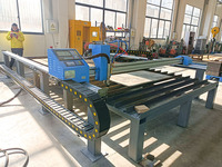 Machine de découpe de métaux en acier au plasma oxy-flamme CNC Huayuan LGK 63A Puissance de découpe 120 160 200A Rails doubles