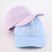 Casquette de baseball pour homme de haute qualité avec logo personnalisé, casquette personnalisée brodée à 6 panneaux, casquette en nylon pour papa