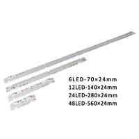 Zhaga Standard 70*24mm Linéaire SMD 2835 LED module DC 24V 36V Bande Module 5W PCBA pour Éclairage Linéaire Panneau Lumineux SKD Kits