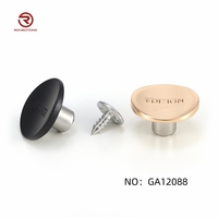 Boutons de couture ajustables en laiton personnalisés en métal pour la fabrication de vestes en jeans