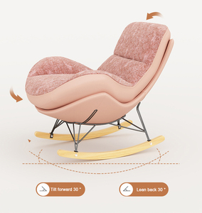 Fauteuil berçant de loisirs canapé <span class=keywords><strong>adulte</strong></span> paresseux avec repose-pieds - Product Image 2