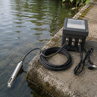 Sonde de pH et TSS en ligne avec sortie 4-20mA pour pompe, surveillance en temps réel de la qualité de l'eau, système de traitement des eaux usées, affichage LED OEM ODM