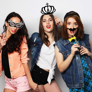 Kit de 22 Accesorios para Fotos de Halloween, Decoración Gótica para Despedida de Soltera, para Mujeres y Chicas, RIP Vida Soltera - Product Image 6