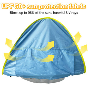 Carpa de Playa Plegable para Niños, Portátil, Impermeable, Anti-UV, para Viajes, Campamentos y Actividades al Aire Libre - Product Image 4