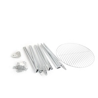 Grille de barbecue réglable en acier inoxydable