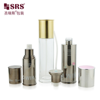 Contenants pour produits de soin de la peau de 40 ml, 100 ml, 120 ml, flacons pompe pour lotion de soin de la peau