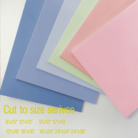 Feuille acrylique de couleur pastel macaron pour gravure laser, 12x16 pouces (300x400mm), commande de couleurs mélangées, pour découpe laser CO2