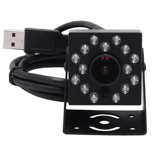 5MP USB Camera CMOS Wide Angle 170degree Lens Mini HD Video Cam USB Webcam with Infrared IR Leds for Night Vision