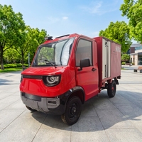 Mini camion de pompiers électrique à quatre roues, mini camionnette électrique à quatre roues pour la lutte contre les incendies