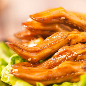 Friandises sèches au goût de langue de canard épicée et sucrée, spécialité de la cuisine, plats à base de viande, goût de <span class=keywords><strong>saumure</strong></span>, satisfait les envies, petites collations - Product Image 2