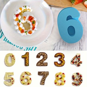 3D phong cách hiện đại Silicone bánh khuôn nhỏ số lượng lớn Baking thư <span class=keywords><strong>tins</strong></span> cho sinh nhật kỷ niệm Wedding party bánh công cụ - Product Image 6