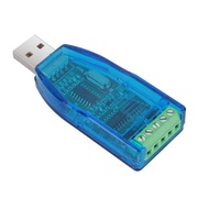 USB'den RS485'e Seri Dönüştürücü Adaptör Endüstriyel Modül TX RX PLC Sensörü için LED Göstergesi Modbus İletişimi