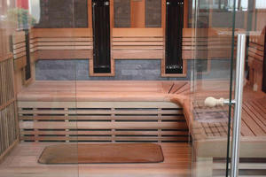 Sauna e Bagno Turco <span class=keywords><strong>di</strong></span> Lusso per Interni Serie in Pietra Artificiale Sauna a Infrarossi Lontani Sauna a Vapore Secco e Umido per 4-5 Persone - Product Image 6