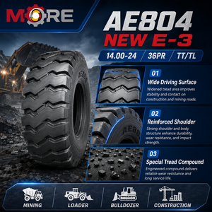 Pneu de nivellement routier haut de gamme, résistant à l'usure, pneu OTR à châssis renforcé, pneu pour engins de chantier - Product Image 2