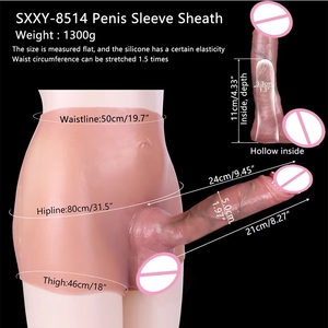 SXXY 男士带式假阳具内裤可穿戴式空心阴茎延长套带式假阳具裤带式安全带男士玩具批发 - Product Image 2