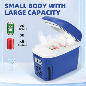 <span class=keywords><strong>7L</strong></span> портативный автомобильный холодильник для автомобиля для дома, автомобиля двойного назначения, уличный грузовик, холодильник, студенческое общежитие, небольшой мини-холодильник - Product Image 2