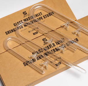 Hoge Transparantie Glazen Inlaat En Uitlaat 17Mm/17Mm Voor <span class=keywords><strong>Aquarium</strong></span> Plant Tank - Product Image 5