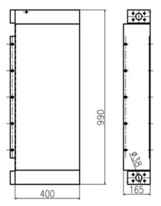 หม้อน้ำรถขุด JCB คุณภาพสูงจาก JSY พร้อมพัดลมระบายความร้อน  วัสดุอะลูมิเนียม  ระบบแลกเปลี่ยนความร้อน  เป็นมิตรกับสิ่งแวดล้อม - Product Image 6