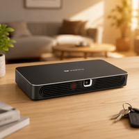 Mini projecteur DLP intelligent portable Android WiFi pour 1080P, batterie intégrée 1,5h, prise en charge OEM ODM, marque privée
