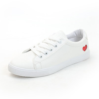 Chaussures de sport légères à lacets, couleur unie, pour femmes, baskets tendance, chaussures décontractées plates bon marché pour jeunes et étudiants