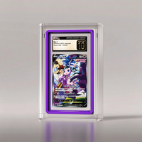 Étui de présentation en acrylique magnétique pour cartes de collection gradées PSA/BGS avec protection UV