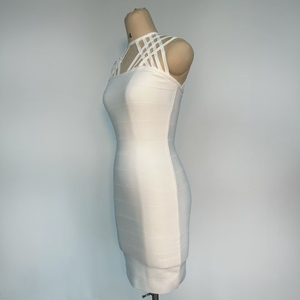 SB3255 robes de pansement classiques pour femmes <span class=keywords><strong>robe</strong></span> de soirée <span class=keywords><strong>courte</strong></span> gaine de hanche <span class=keywords><strong>robe</strong></span> de mariée sans manches - Product Image 2