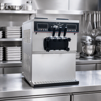 Moseener Commerciële RVS Energy Star Gecertificeerde Soft Serve IJsmachine met Fruit & Melk Opties