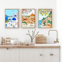 Cupmod Kit de Peinture Acrylique DIY pour Adultes, 6 Pièces, Paysage Urbain Abstrait, Numéros de Peinture, Écologique et Portable, 6 Numéros de Peinture