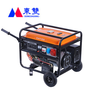 Sayide Air-Cooled Gasoline Engine <b>Generator</b> 220V Single Phase 380V Dual Voltage 50/60Hz Outdoor Construction Use - Product Image 3