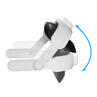 GEME pour sangle de tête réglable multi-angles en ABS pour 3 casques - Accessoire de remplacement pour VR