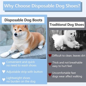 Grands <span class=keywords><strong>ou</strong></span> petits sols intérieurs marche protecteur jetable anti-dérapant anti-saleté confortable chaussons pour <span class=keywords><strong>chat</strong></span> chien couvre-pieds <span class=keywords><strong>botte</strong></span> de chaussure - Product Image 6