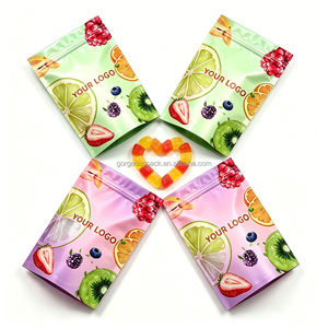 Sachets Mylar 3,5G personnalisés imprimés, laminés à l'aluminium, refermables, anti-odeur, pour emballage alimentaire, bonbons et gommes - Product Image 3
