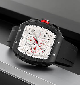 Orologio al Quarzo Sportivo di Lusso SKMEI per Uomo, Quadrante 47,8mm, Resistente all'Acqua 3BAR, Edizione Limitata con Design a Moneta, Cinturino in Silicone e Acciaio Inossidabile - Product Image 4