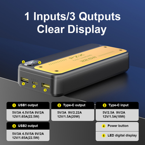 Kingleen V76 22.5w Pd Qc <span class=keywords><strong>พา</strong></span><span class=keywords><strong>ว</strong></span><span class=keywords><strong>เวอร์</strong></span><span class=keywords><strong>แบงค์</strong></span> 10000mah 20000mah แบบพกพา <span class=keywords><strong>ว</strong></span>ัสดุ ABS สำหรับใช้งานกลางแจ้ง ชาร์จเร็<span class=keywords><strong>ว</strong></span> 20000mah - Product Image 6