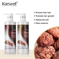 Neu eingetroffen: Maca Power Esssence Anti-Haarausfall Haarpflege-Shampoo und Conditioner Set für Haarwachstum bei Frauen und Männern