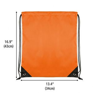 Custom Logo Reusable Drawstring Bag Lightweight Gym Sack Sports Cinch <b>Backpack</b> for Fitness Promotion - Product Image 2