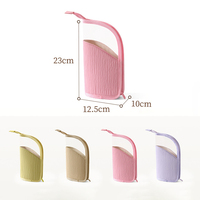 Sac de maquillage transparent sur mesure Fuliya avec logo, organiseur de voyage portable pour cosmétiques et pinceaux