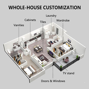 Muebles de Cocina de Madera Maciza Personalizados GINO, Estilo Europeo de Lujo, Gabinetes Clásicos de Roble, Juego Completo de Muebles para Villa <span class=keywords><strong>Rural</strong></span> - Product Image 2