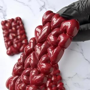 <b>Silicone</b> Hearts Molds 581 Chocolate Moulds - Valentine Candy Molds for Pudding, Dessert, Soap Making & <b>Baking</b> Utensils - Product Image 5